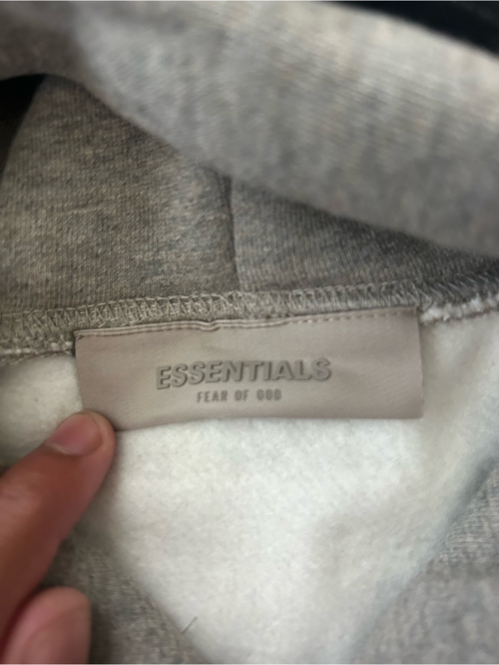 ESSENTIALS Gray Hoodie Dark oatmeal & Shorts Set - Picture 2 of 4